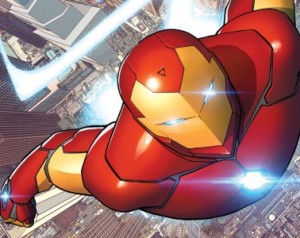 Cover art for Marvel Comics' 'Invincible Iron Man' #1 by David Marquez. Image belongs: Marvel Comics.